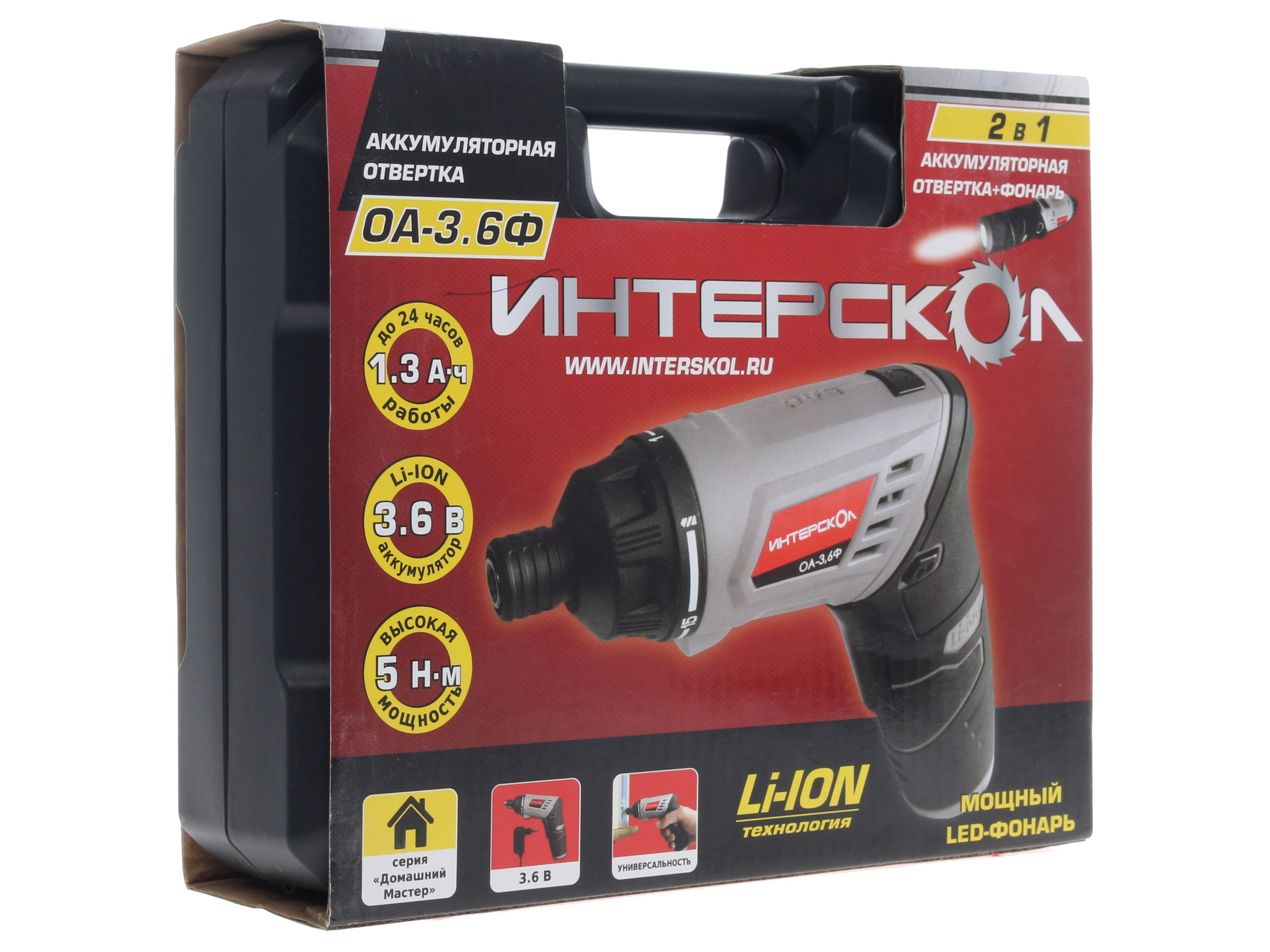 Аккумуляторная отвертка Интерскол ОА-3.6Ф 433.0.1.00 1142034 STDN-0020637 - Вид №7