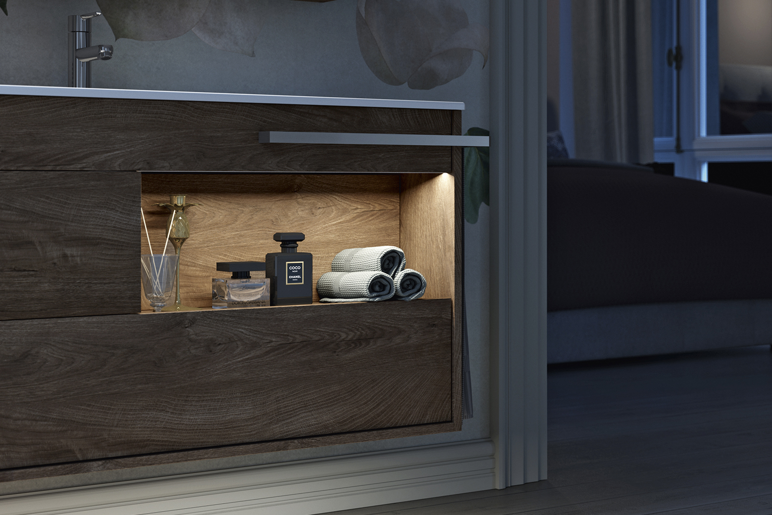 Lume 09 Mastella  Lume  Комплект мебели для ванной  - Вид №3