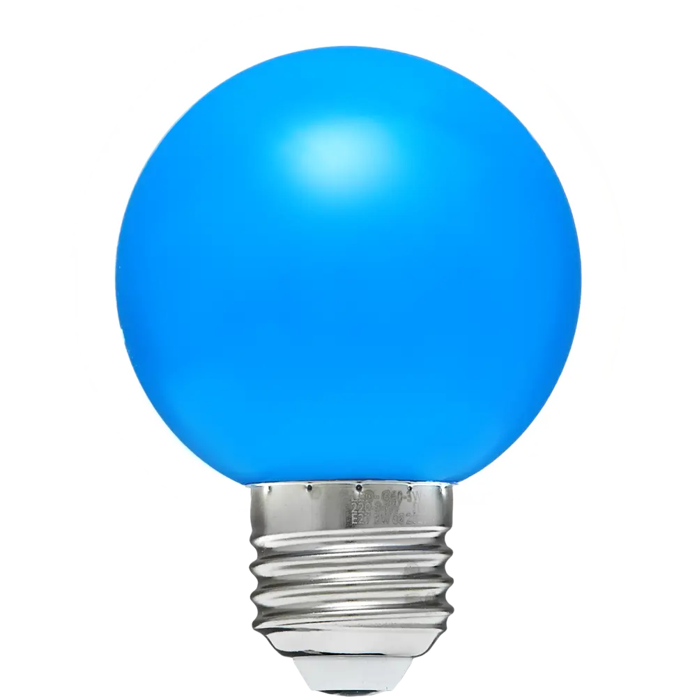 Светодиодная лампа Volpe шар синяя E27 3Вт для интерьера 82656910 STLM-0032969 - Вид №1