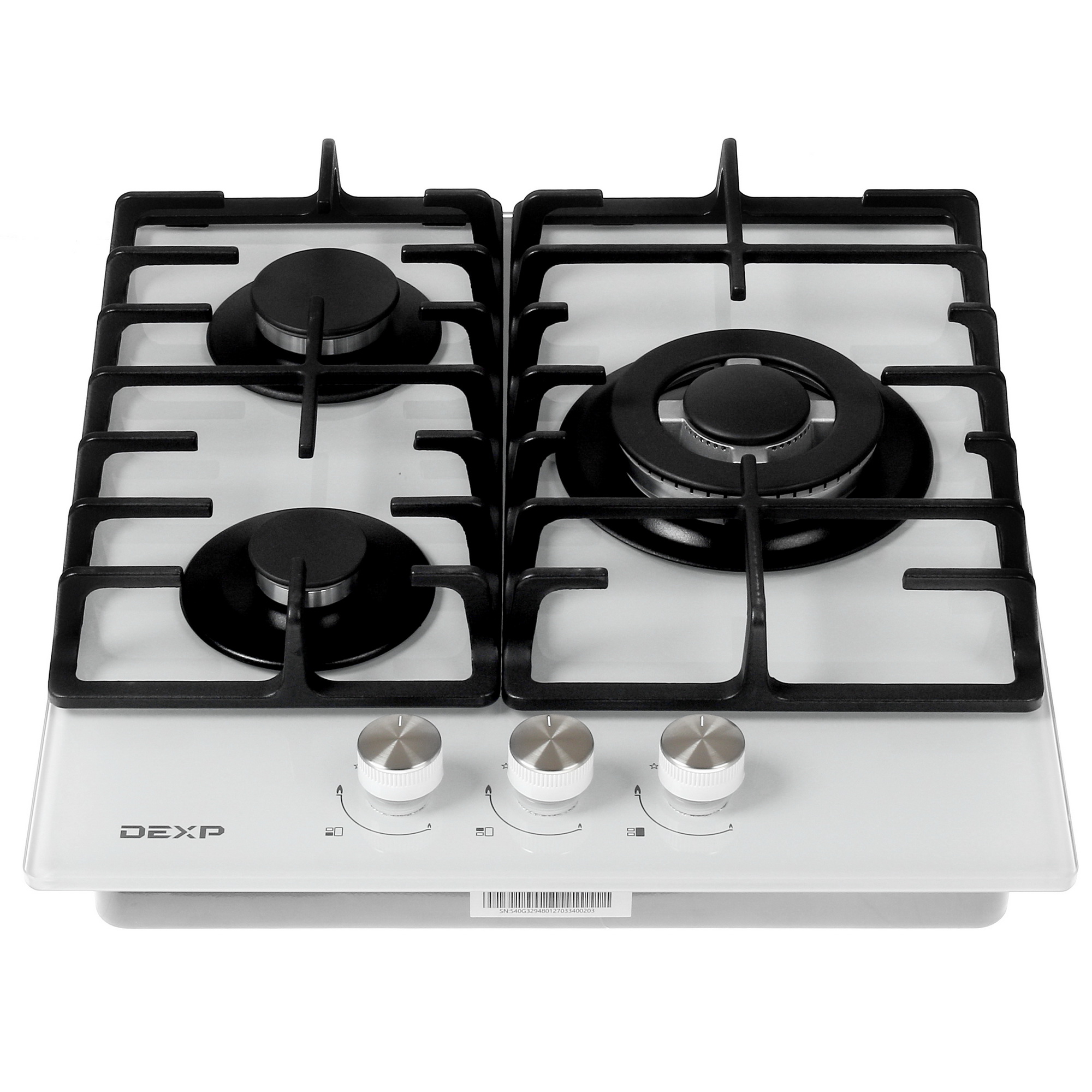 4841508 Газовая варочная поверхность DEXP M3GIW STDN-0006598 - Вид №1