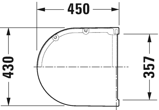 0067710000 Крышка сиденье для унитаза Duravit Starck 3 - Вид №1