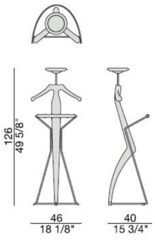 Porada Деревянная подставка для камердинера Iron sun-id-1448542 - Вид №2