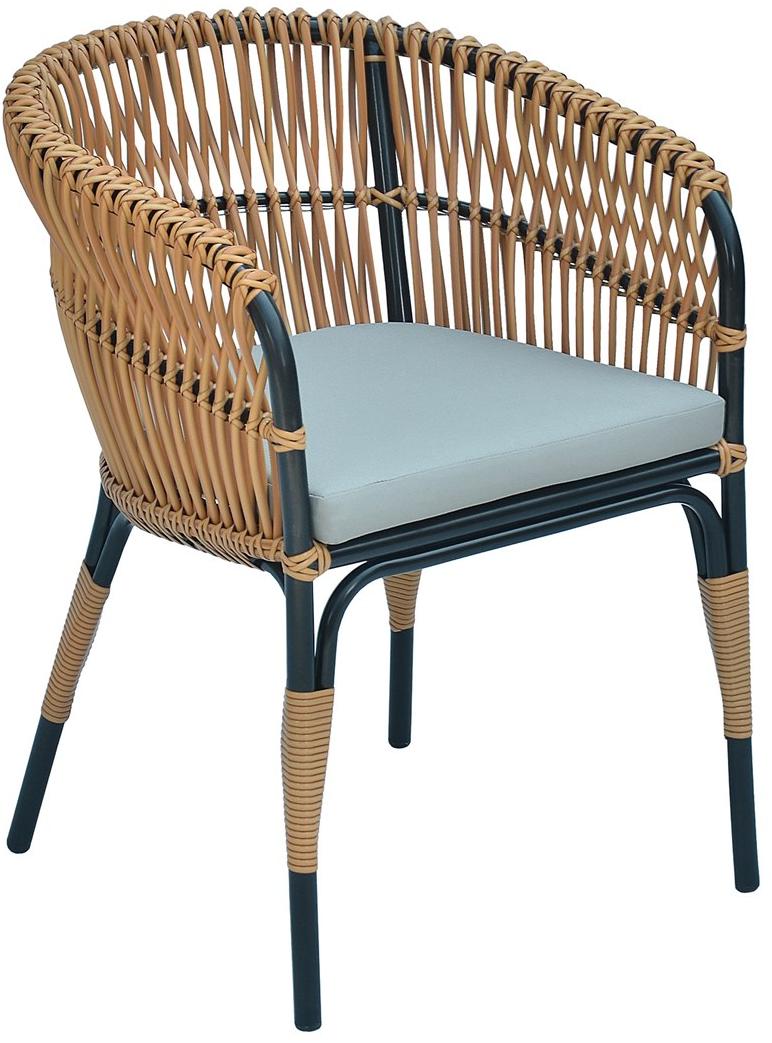 cbdesign Садовый стул из полиэтилена с подлокотниками Aruba N301n2 - Вид №2