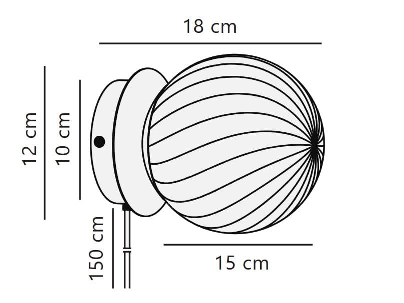 Настенный светильник из дутого стекла Nordlux Chisell ARCH-00092345 - Вид №4