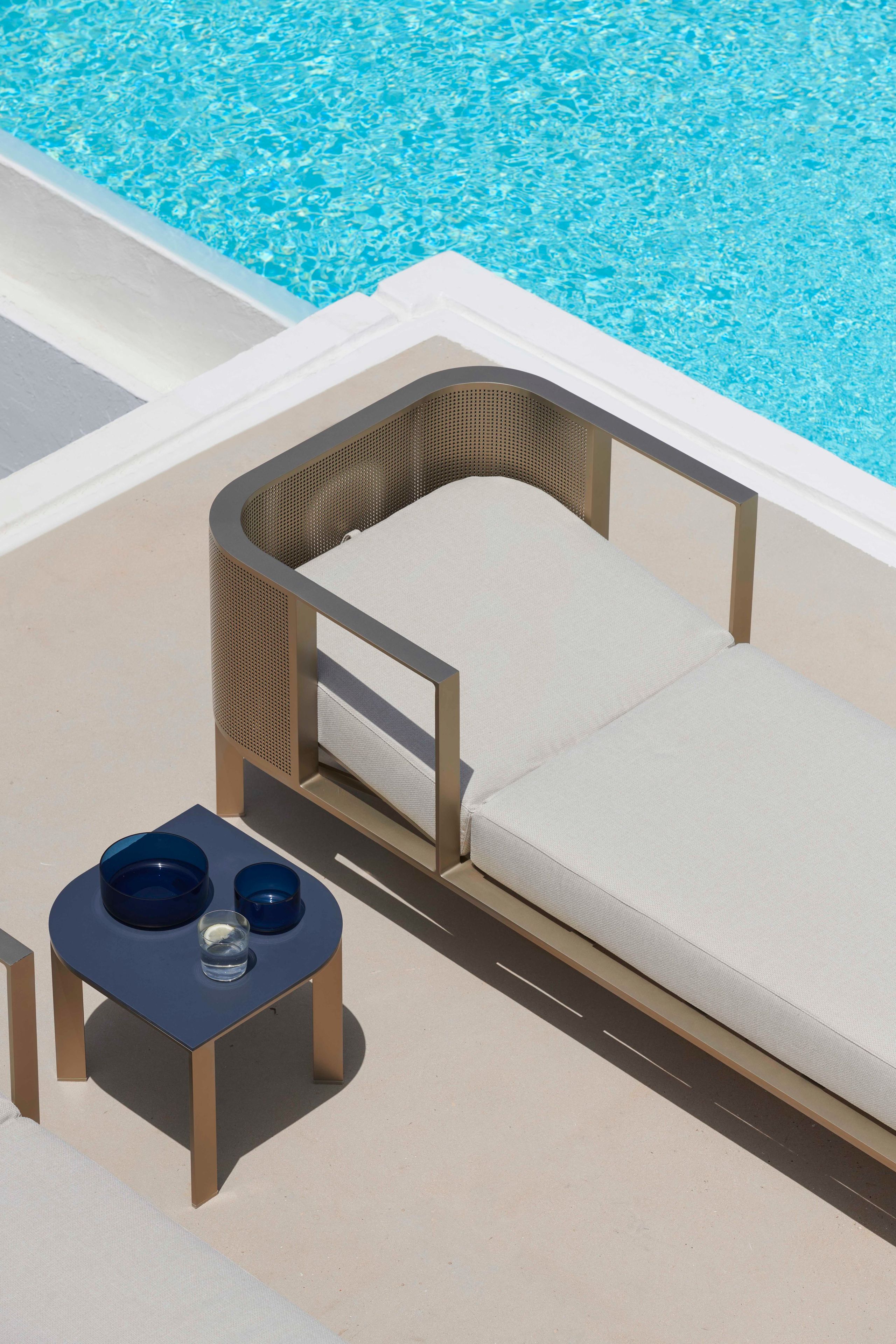 Тканевая откидная Садовая кровать с подлокотниками GANDIABLASCO Solanas ARCH-00147509 - Вид №2