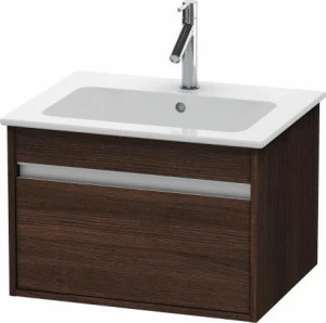 KT641805353 Тумбочка подвесная Ketho #KT6418 600 x 475 мм Каштан темный, декор