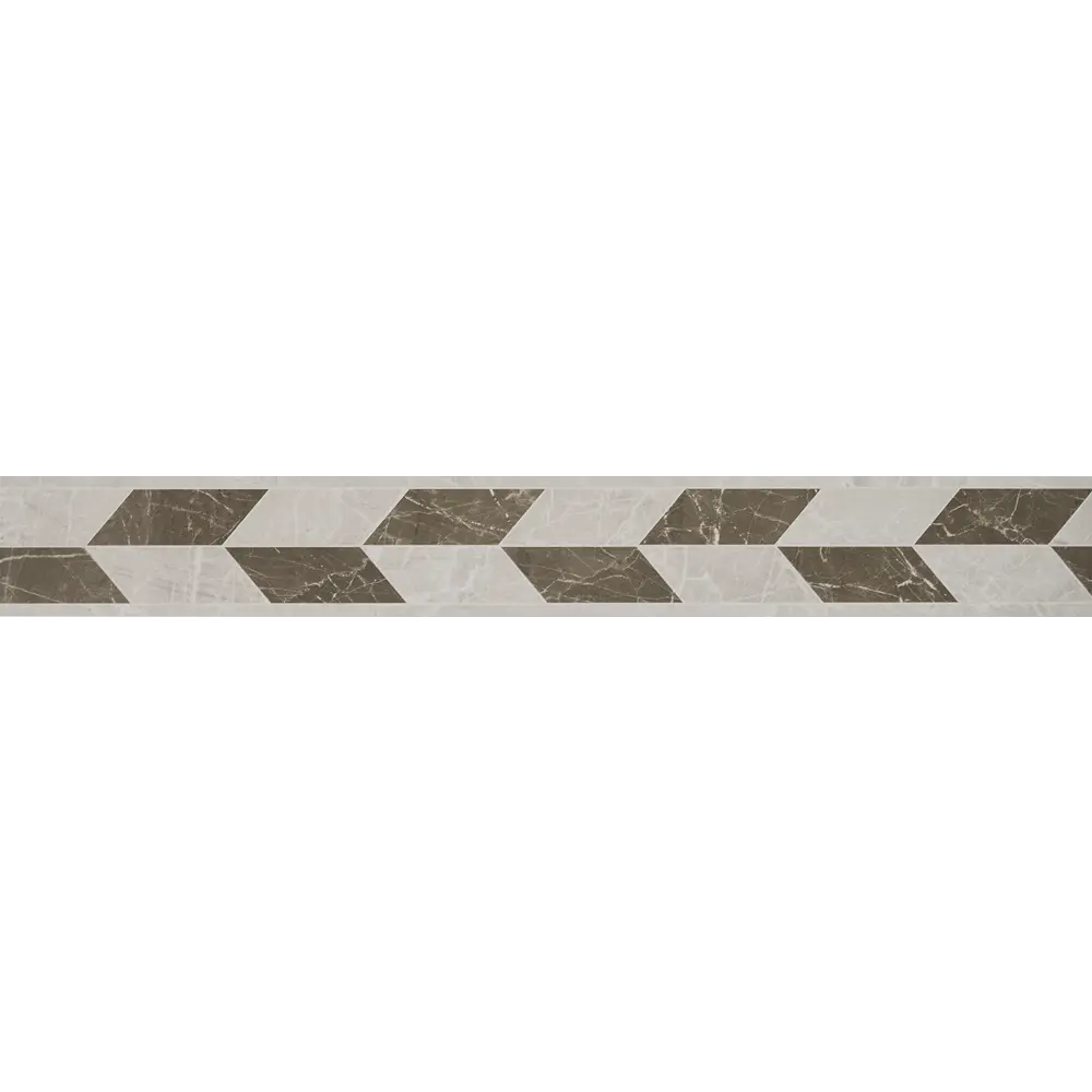 Бордюр настенный Kerama Marazzi Феррара-Фоджа VT/A590/7000 50x6.3 см матовый цвет белый коричневый 87653964 STLM-2072205 - Вид №1