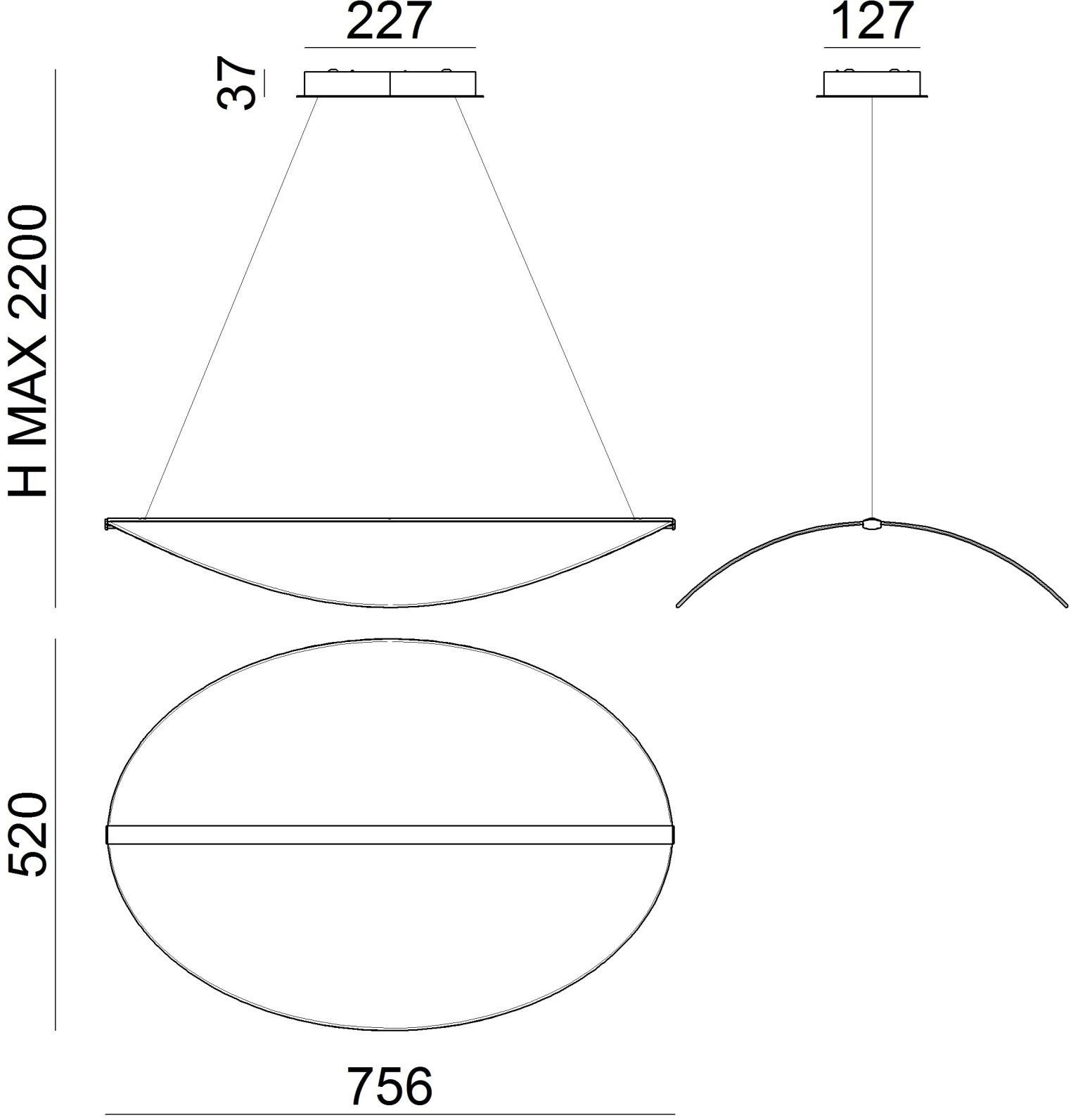 Stilnovo Led подвесной светильник в pmma Diphy 8172 - Вид №10