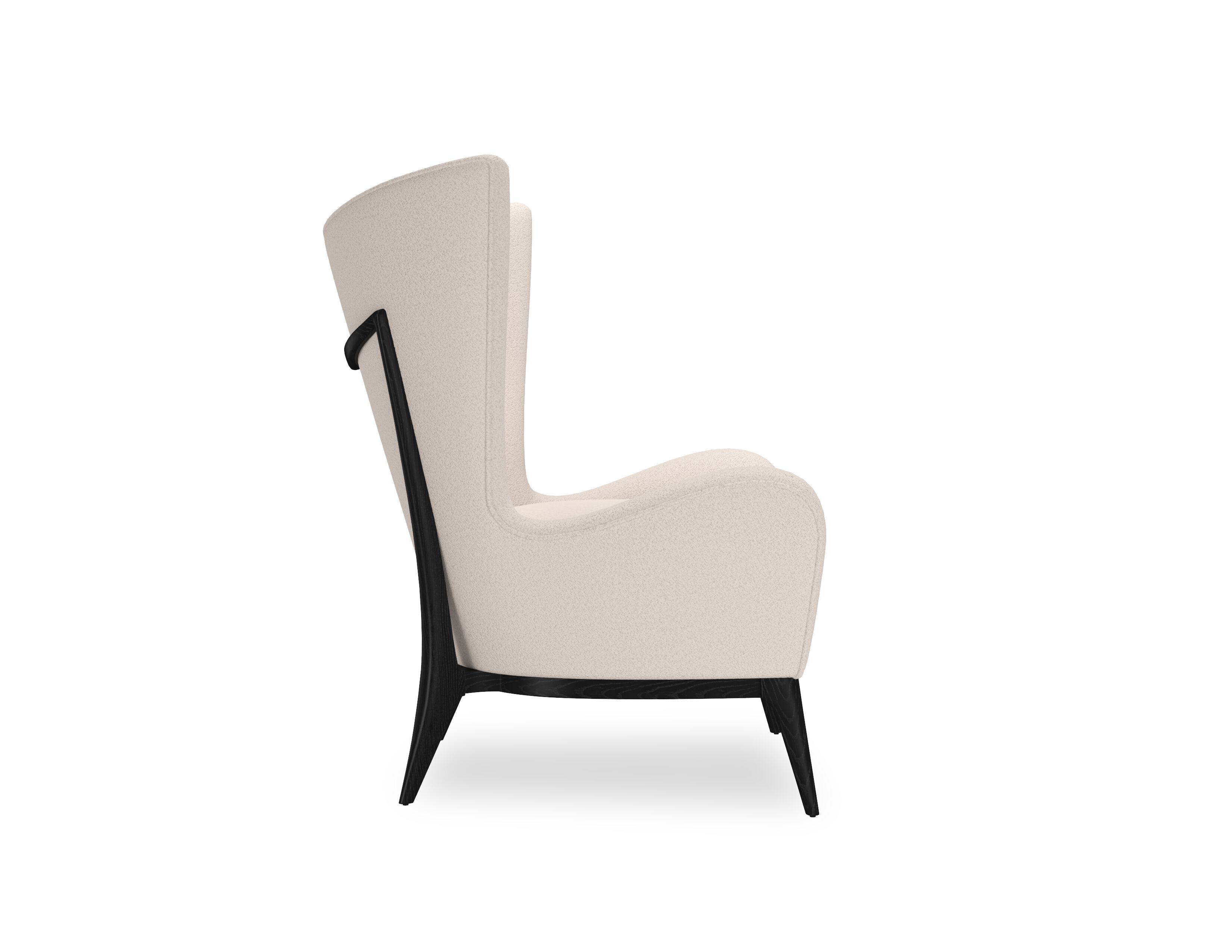 Тканевое кресло с подлокотниками с высокой спинкой Caracole WHATS NEW PUSSYCAT? ARCH-00035994 - Вид №8