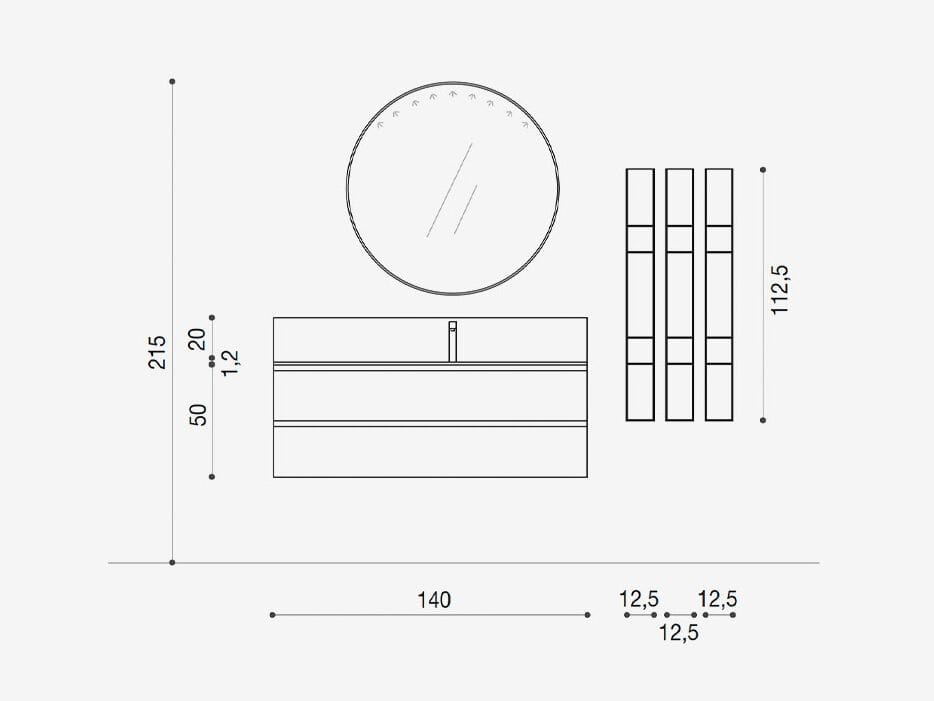 Модульная система ванной комнаты ARCOM ARCH-00037772 - Вид №2