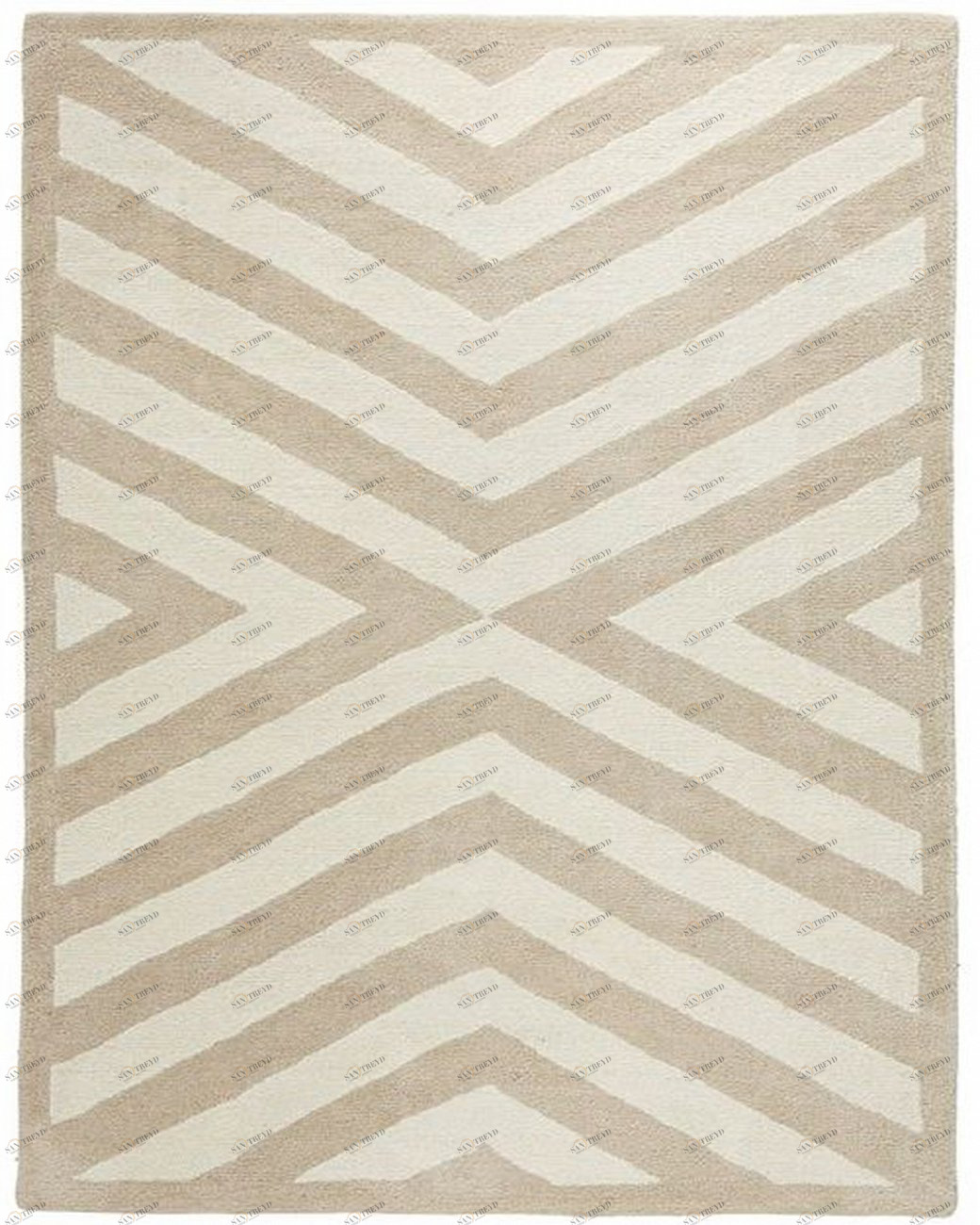 Ковер Crost Cream 190х240 DOLLY CAPRETS ДИЗАЙНЕРСКИЕ 119816 Кремовый;бежевый 