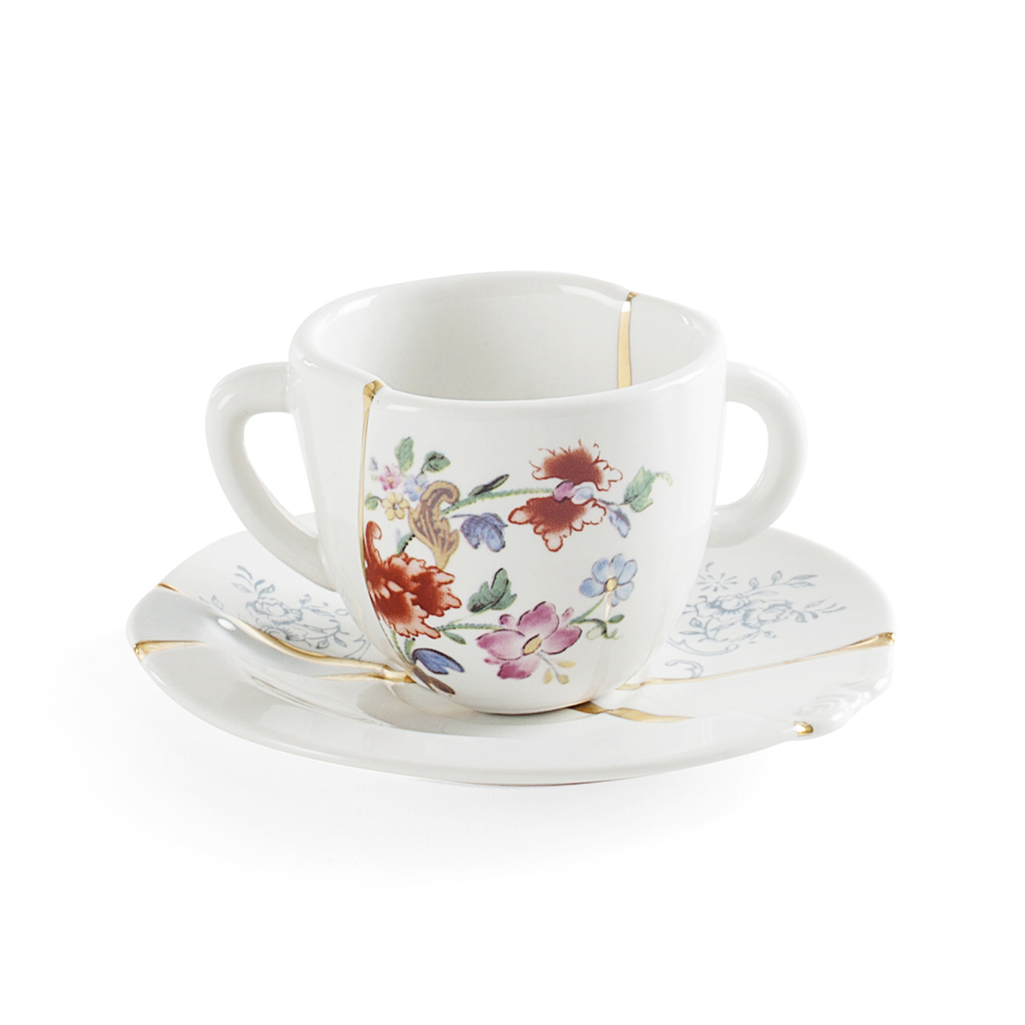 8008215096414 Кофейный набор kintsugi (чашка с блюдцем) Seletti 