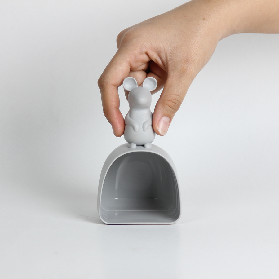 QL10327-GY Ложка мерная для риса lucky mouse Qualy  - Вид №1