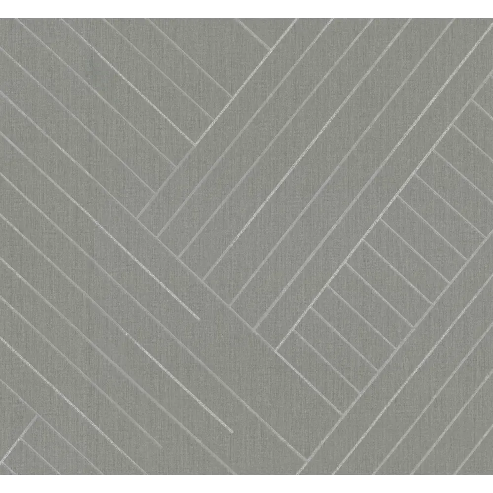 Флизелиновые обои Vog Collection Leo серые с полосами 1.06 м 89418757 STLM-1573354 - Вид №1