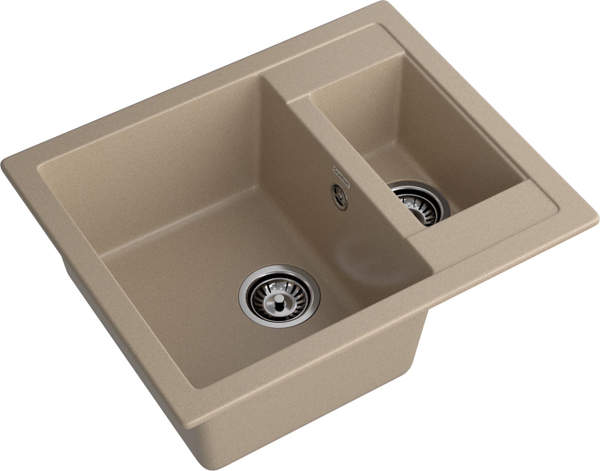 Кухонная мойка Искусственный камень QUADRO S226 GranFest Q-610K-S226 - Вид №2