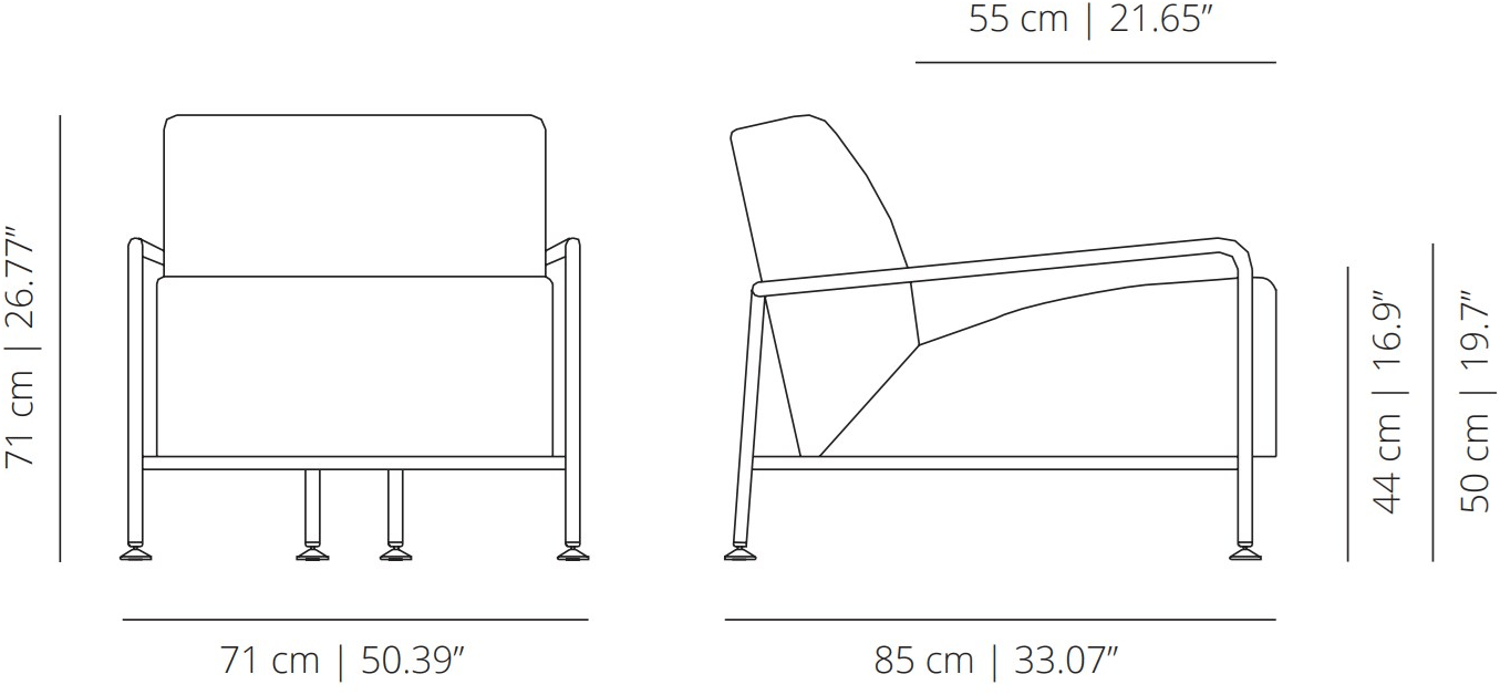 Viccarbe Мягкое кресло Colubi sun-id-1437142 - Вид №6