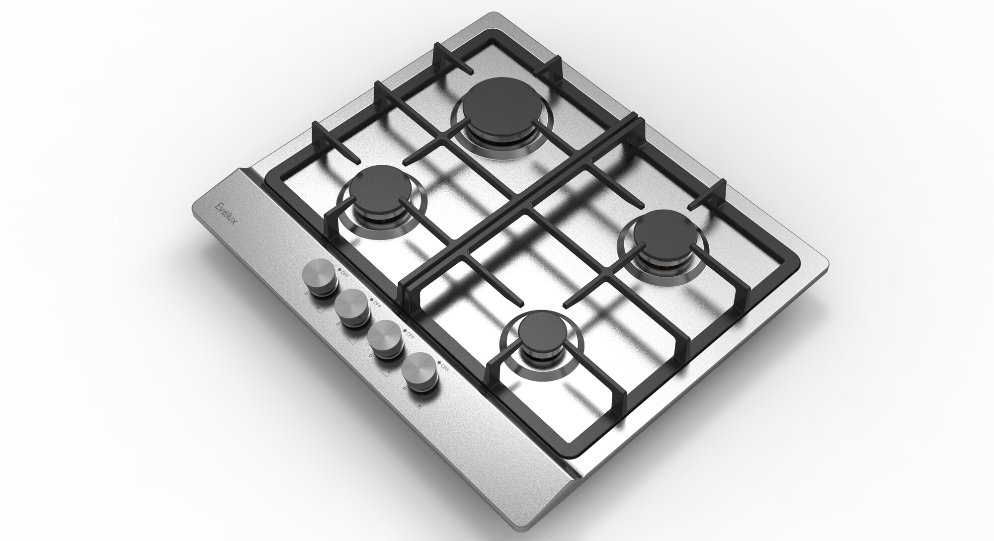 9226477 Газовая варочная поверхность Evelux HEG 633 X STDN-0125980 - Вид №2