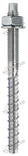 Шуруп HXE 02 10 195 HXE02 Tecfi 10 х 195100 