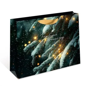 Подарочный пакет Арт и дизайн 32x36 см в ассортименте