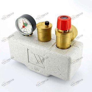 Группа безопасности котла WATTS KSG 30 ISO 3 бар 200 кВт с теплоизоляцией сталь 10005205