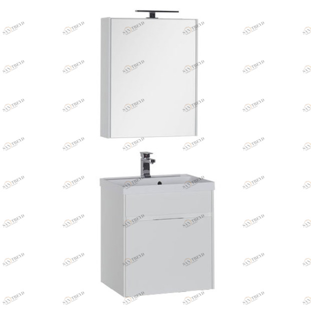 Комплект мебели Aquanet Латина 60 белый (1 ящик) 00180120