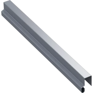 П-планка для профнастила 20x10x15 мм 2 м 0.4 мм RAL 7024 темно-серый 86778618 STLM-2097059