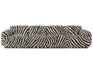 Модульный бархатный диван