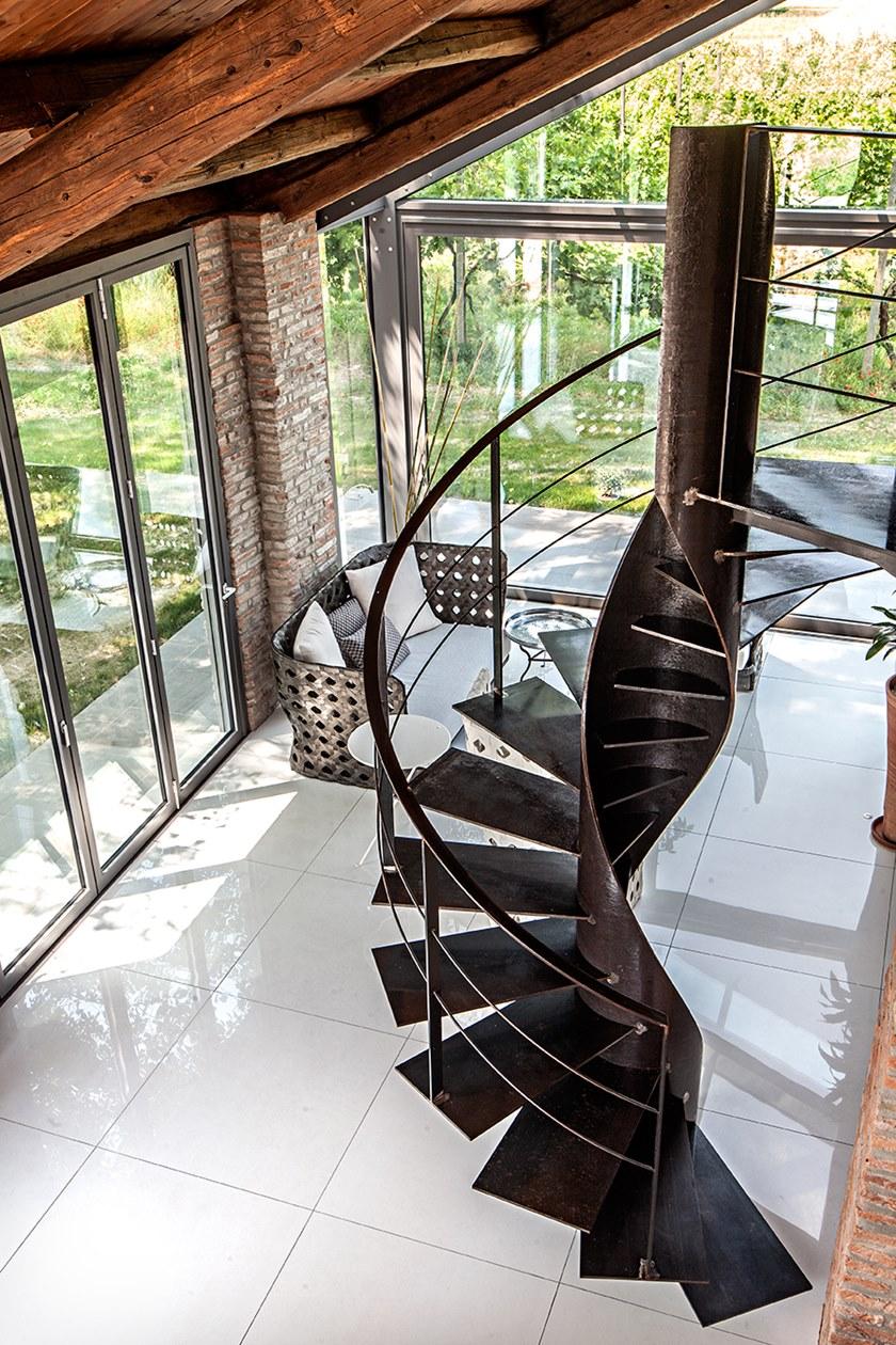 Officine Sandrini Металлическая винтовая лестница sun-id-1447826 - Вид №7