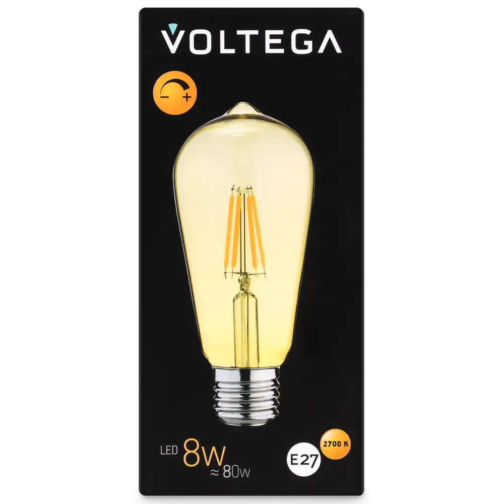 Voltega ST64 - филаментная лампа ретро-дизайн с регулируемой яркостью 89345990 STLM-1492887 - Вид №3