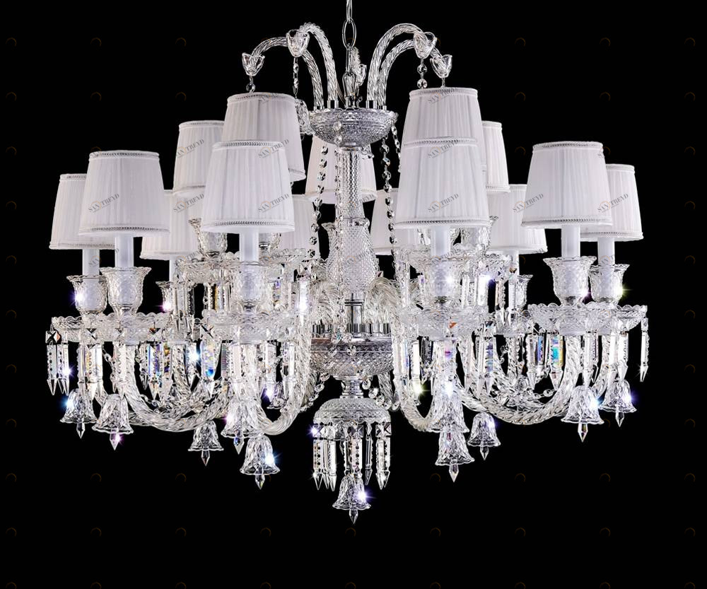 Подвесная люстра Crystal Lux Princess SP10+5 прозрачная CRYSTAL LUX ДИЗАЙНЕРСКИЕ, PRINCESS 059451 Прозрачный 