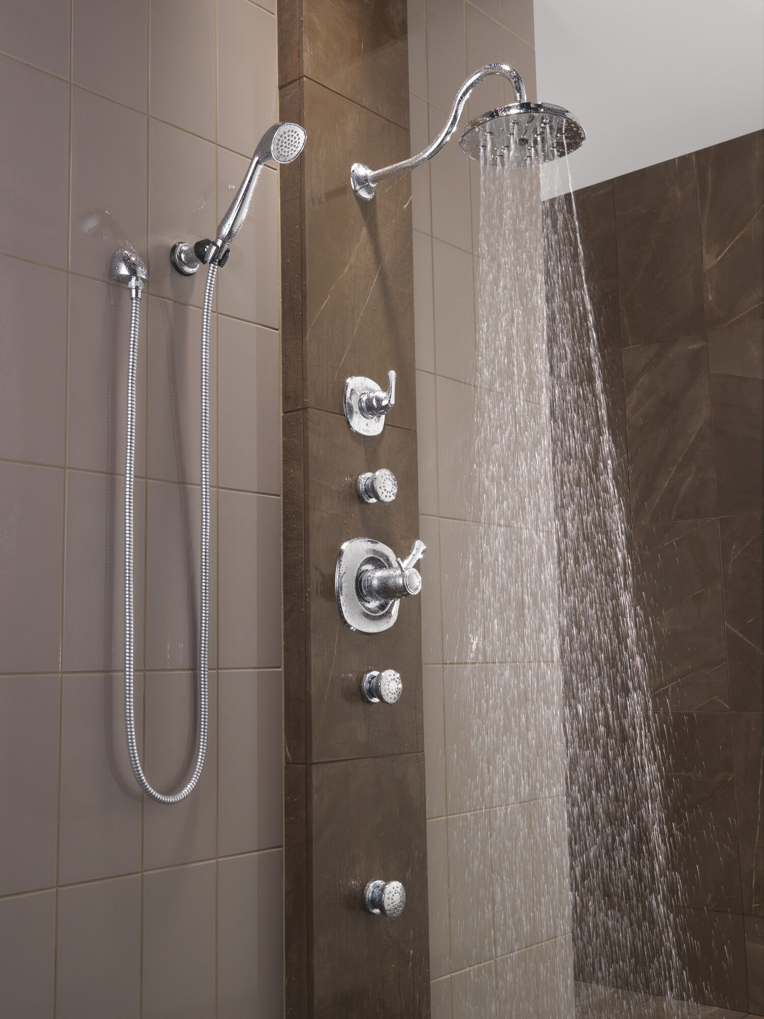 50102-PT Спрей для тела для поверхностного монтажа Delta Faucet Delta Выдержанный оловянный - Вид №11