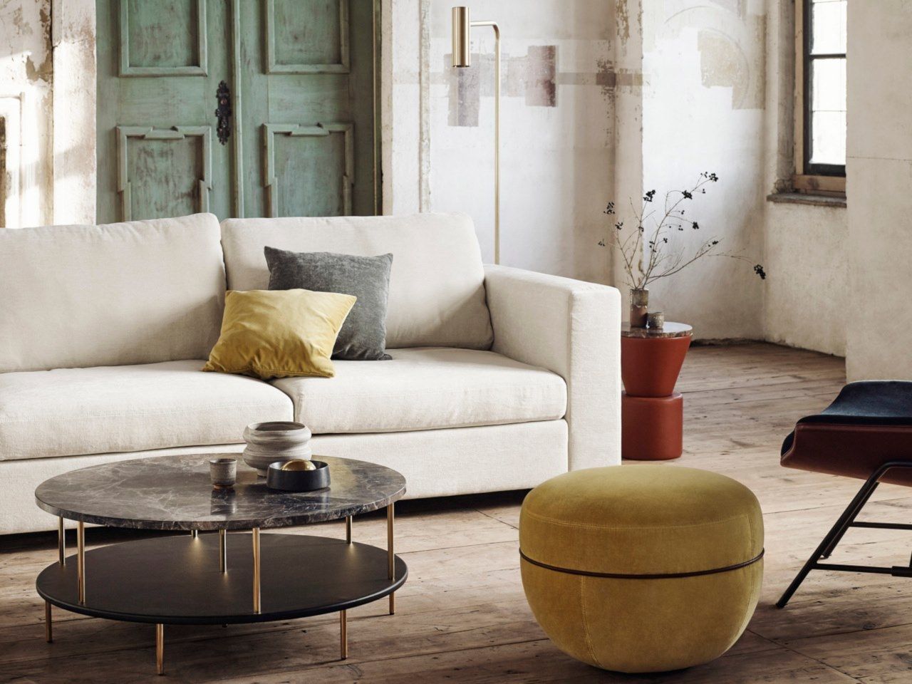 Модульный тканевый диван с полуостровом Wittmann CAMIN REVISITED ARCH-00118798 - Вид №5