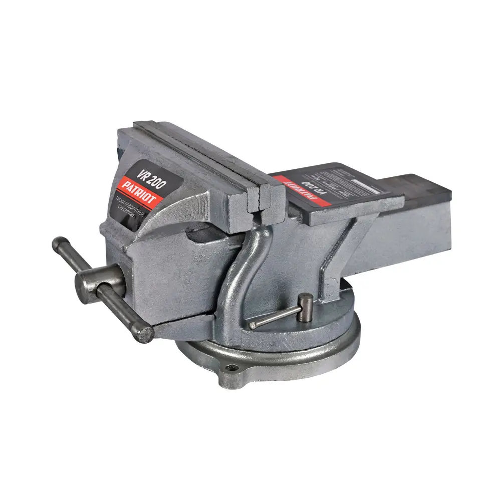 Поворотные слесарные тиски Patriot с наковальней 200 мм 82890301 STLM-1502262