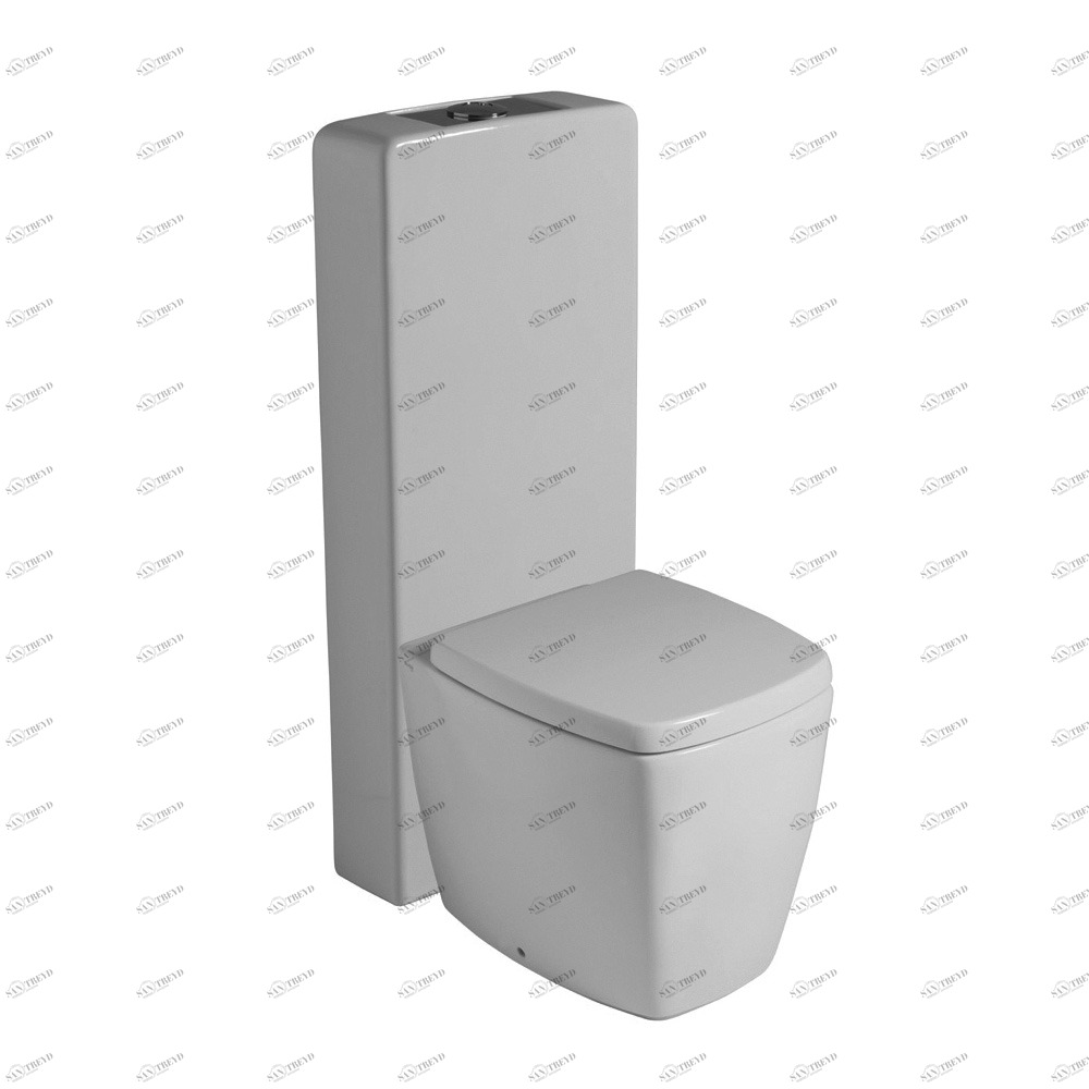 8972/7113 Компакт унитаз с бачком Белый Galassia SA02 Италия