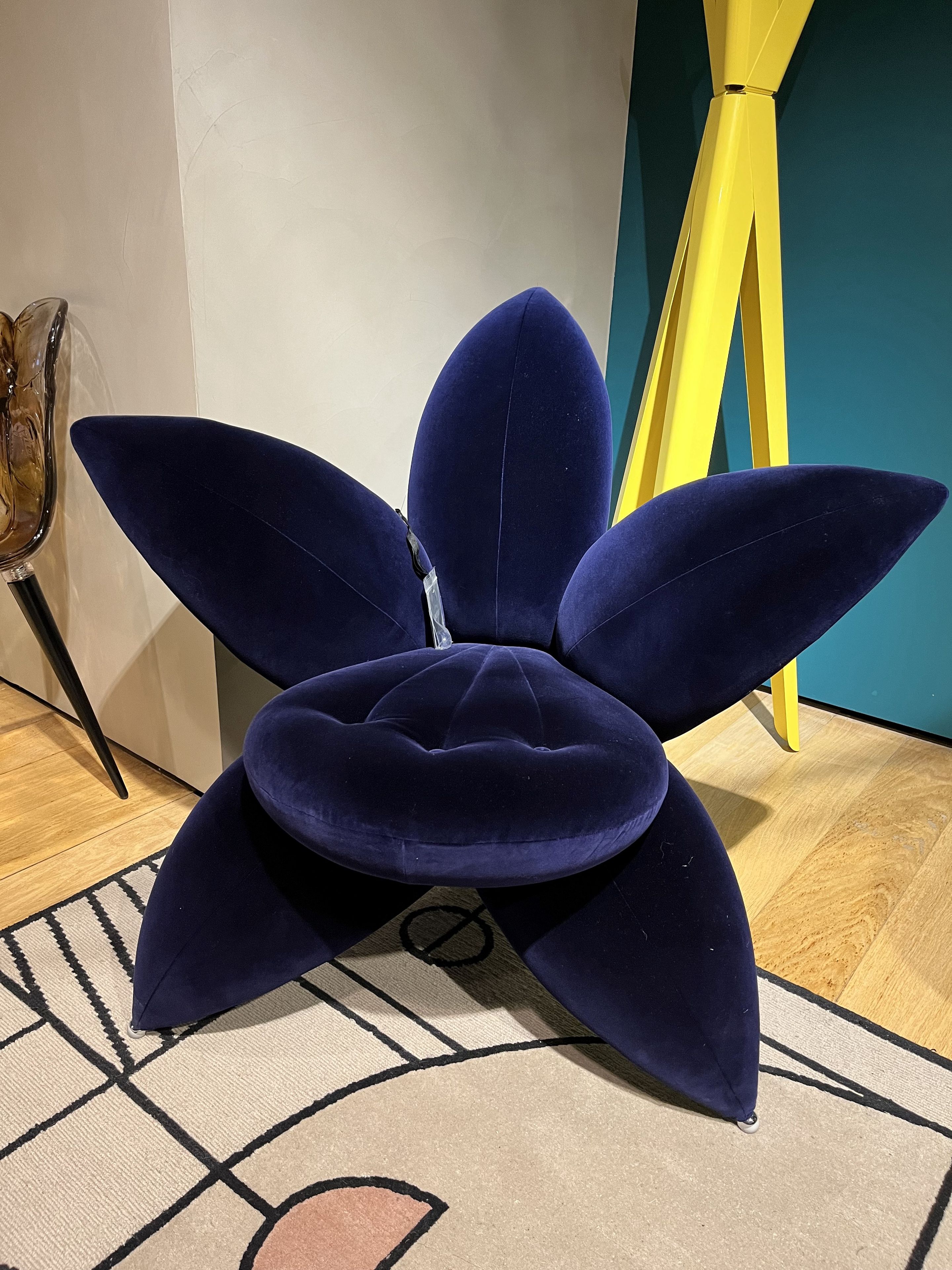 Тканевое кресло с колесами In Stock Edra ARCH-00022047 - Вид №2