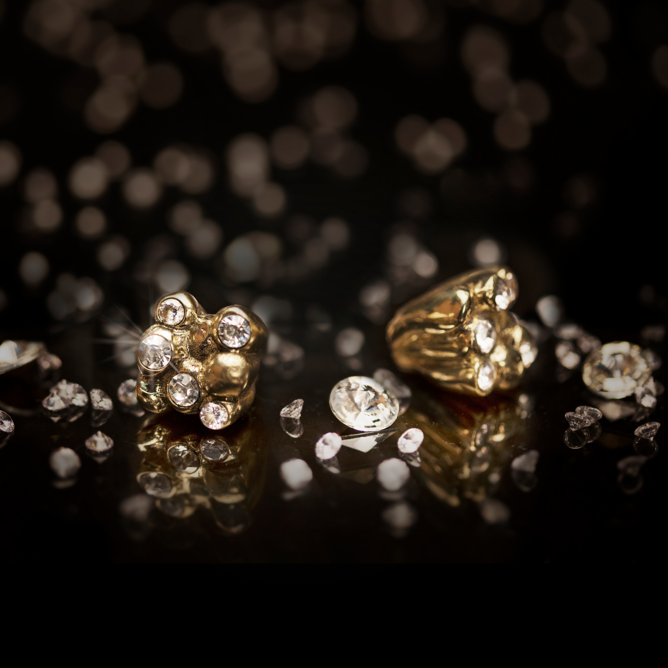 LE4001 PullCast Ручка ящика FEU Позолота и кристаллы Сваровски Limited Edition - Вид №3