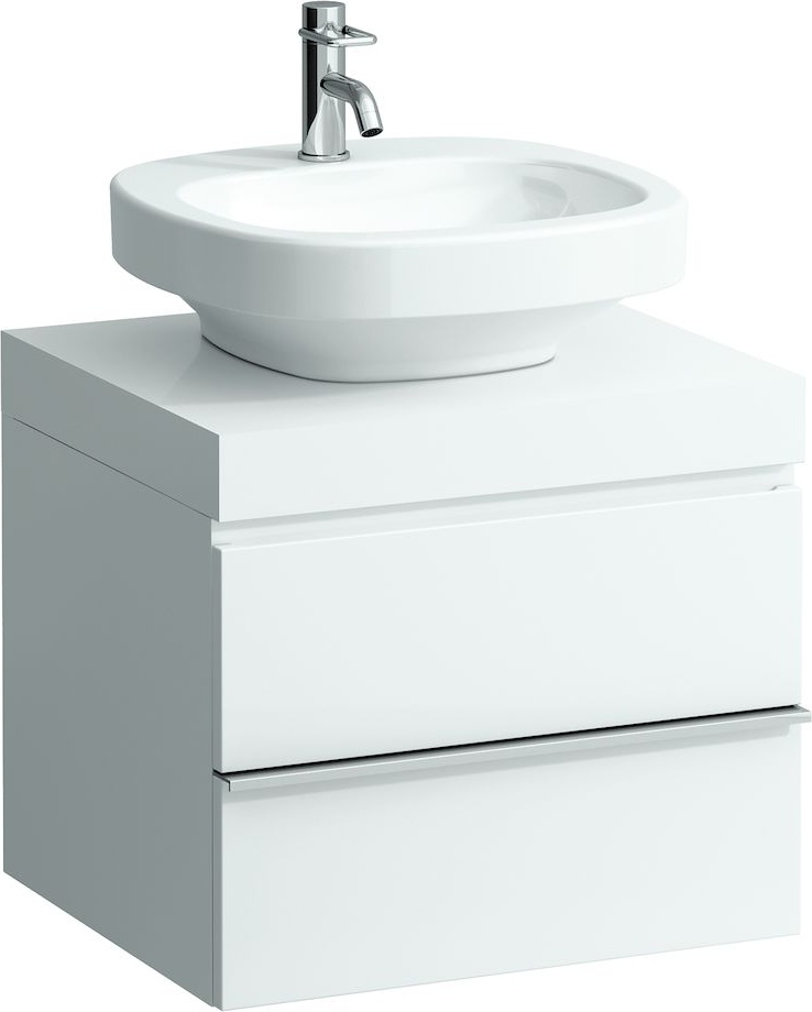 H4051110755481 Столешница 600мм с вырезом по центру, включает 2 консоли LAUFEN PRO - Вид №2