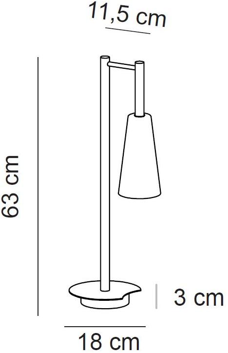 Alma light Светодиодная настольная лампа Blow sun-id-1351526 - Вид №5