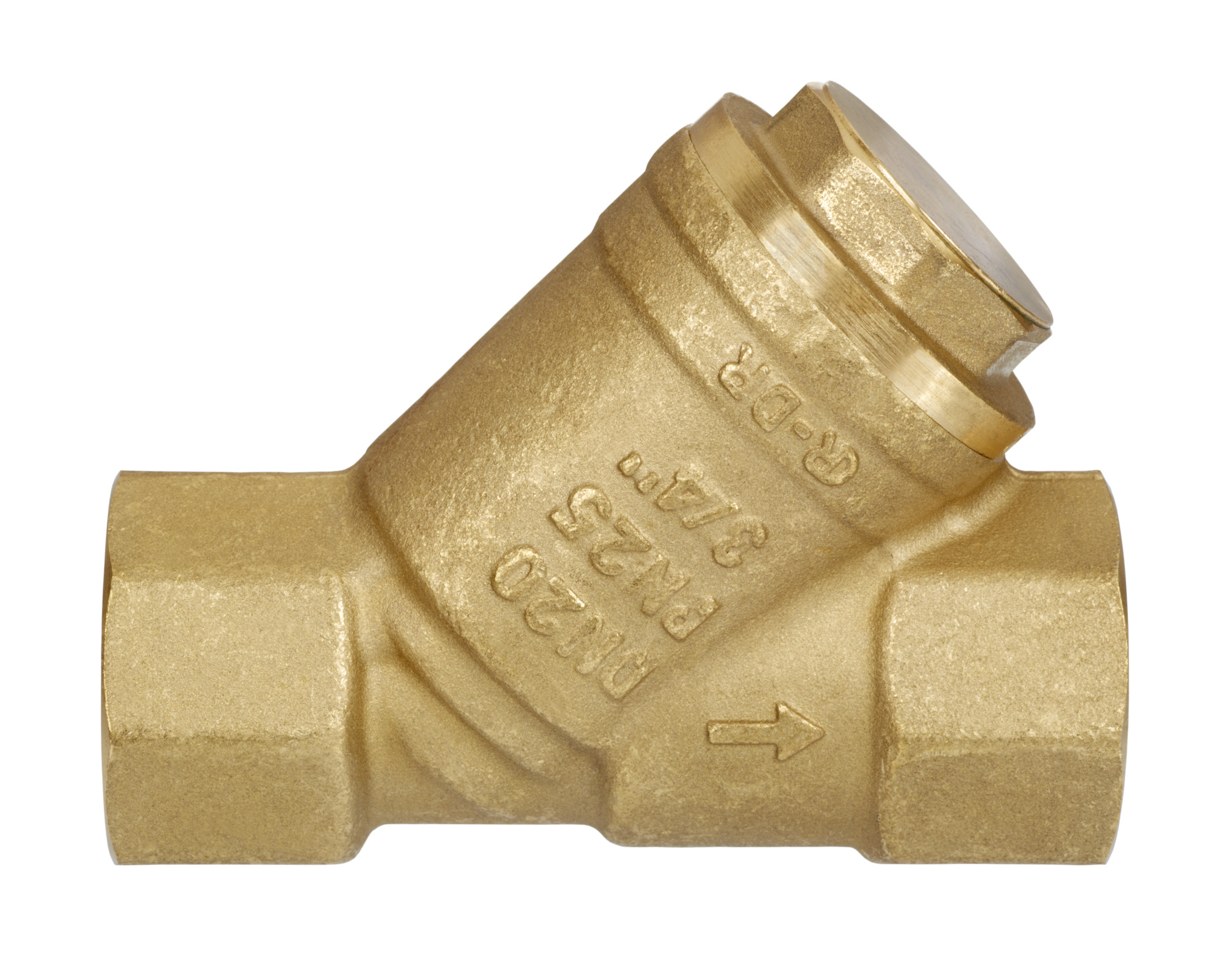 Danfoss Латунный сетчатый фильтр FVR FVR Фильтр сетчатый Ду15 Ру25 065B8235  - Вид №2