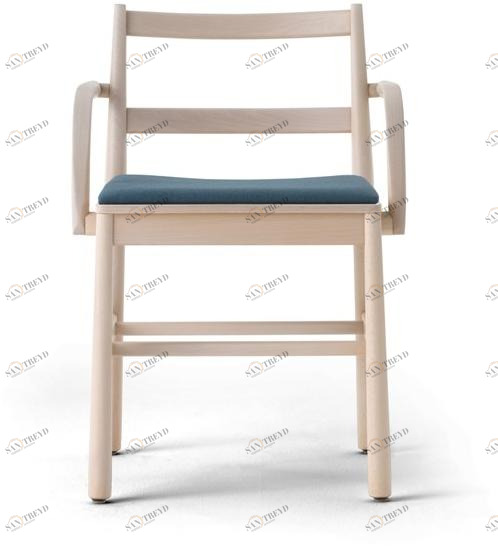 TrabA' Стул из бука со встроенной подушкой Julie 0021-imb-ar