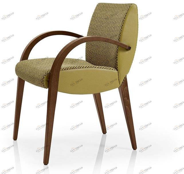 JMS Ресторанный стул из ткани с подлокотниками Magee M 726c