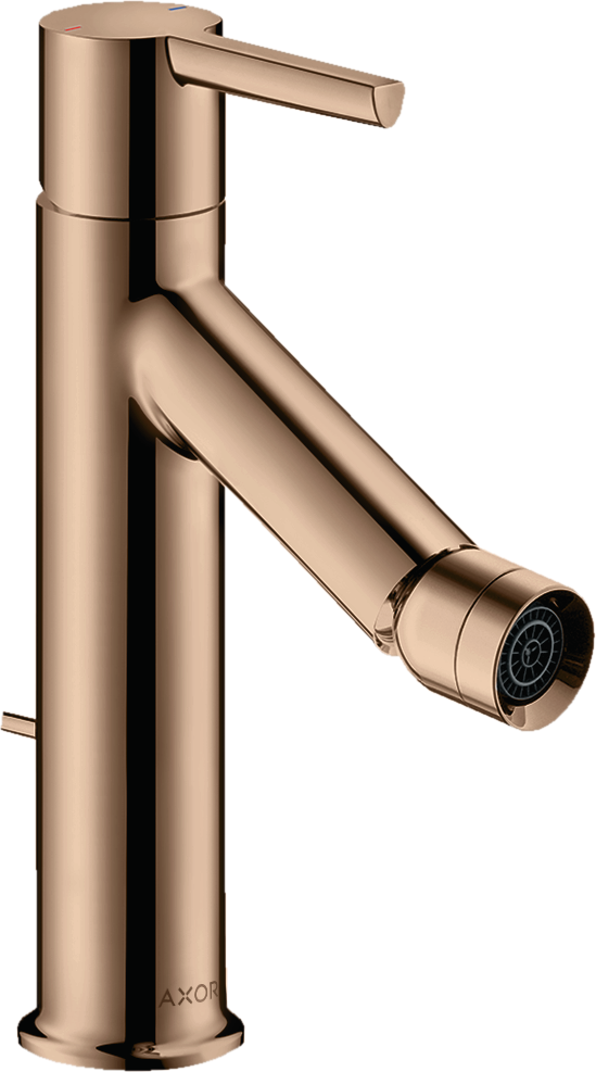 10214300 Смеситель для биде, однорычажный, с рычажной ручкой и сливным гарнитуром AXOR STARCK