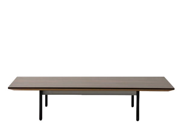 Стальной и деревянный прямоугольный низкий журнальный столик Quinti Sedute Нью-Йорк ARCH-00101540 - Вид №1