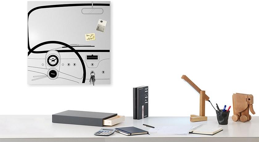 Designobject.it Часы из листового металла / шифер  It609  - Вид №1