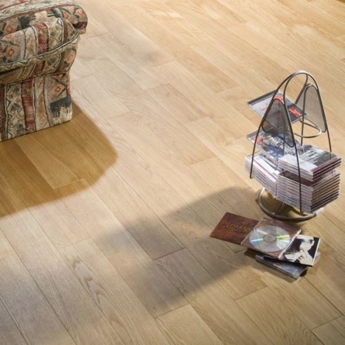 Паркетная доска Coswick Бражированная 127мм Шелковое Масло Дуб Селект с брашью (Текстурированная) 600…2100х127 мм 11531201 - Вид №6