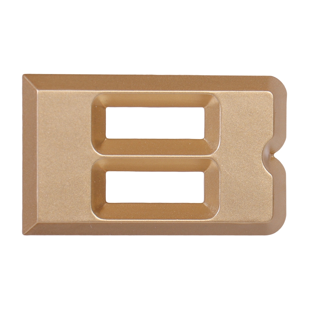 Дверная буква  «В», 37х6х60 мм, матовое золото LJPS0084 Public Steel Россия 