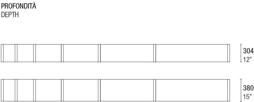 MisuraEmme Модульная лакированная стенка для хранения Misuraemme sun-id-1403384 - Вид №8