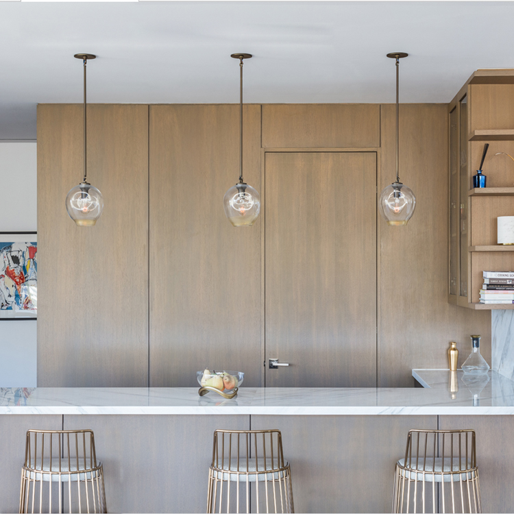 Подвесной светильник Bubble clear от Delight Collection KG0579P-1 DELIGHT COLLECTION ДИЗАЙНЕРСКИЕ 243876 Прозрачный;латунь  - Вид №1