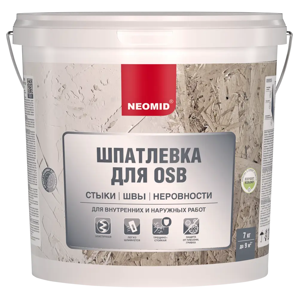 Шпатлевка для плит OSB Neomid полимерная 7 кг STLM-2085312