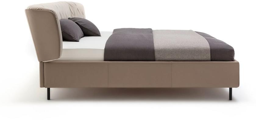 Rolf Benz Двуспальная кровать в коже  1600  - Вид №3